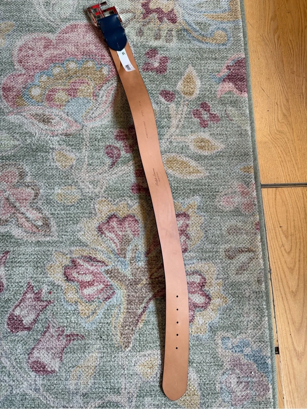 Polo Ralph Lauren collection 50mm logo belt size small women’s